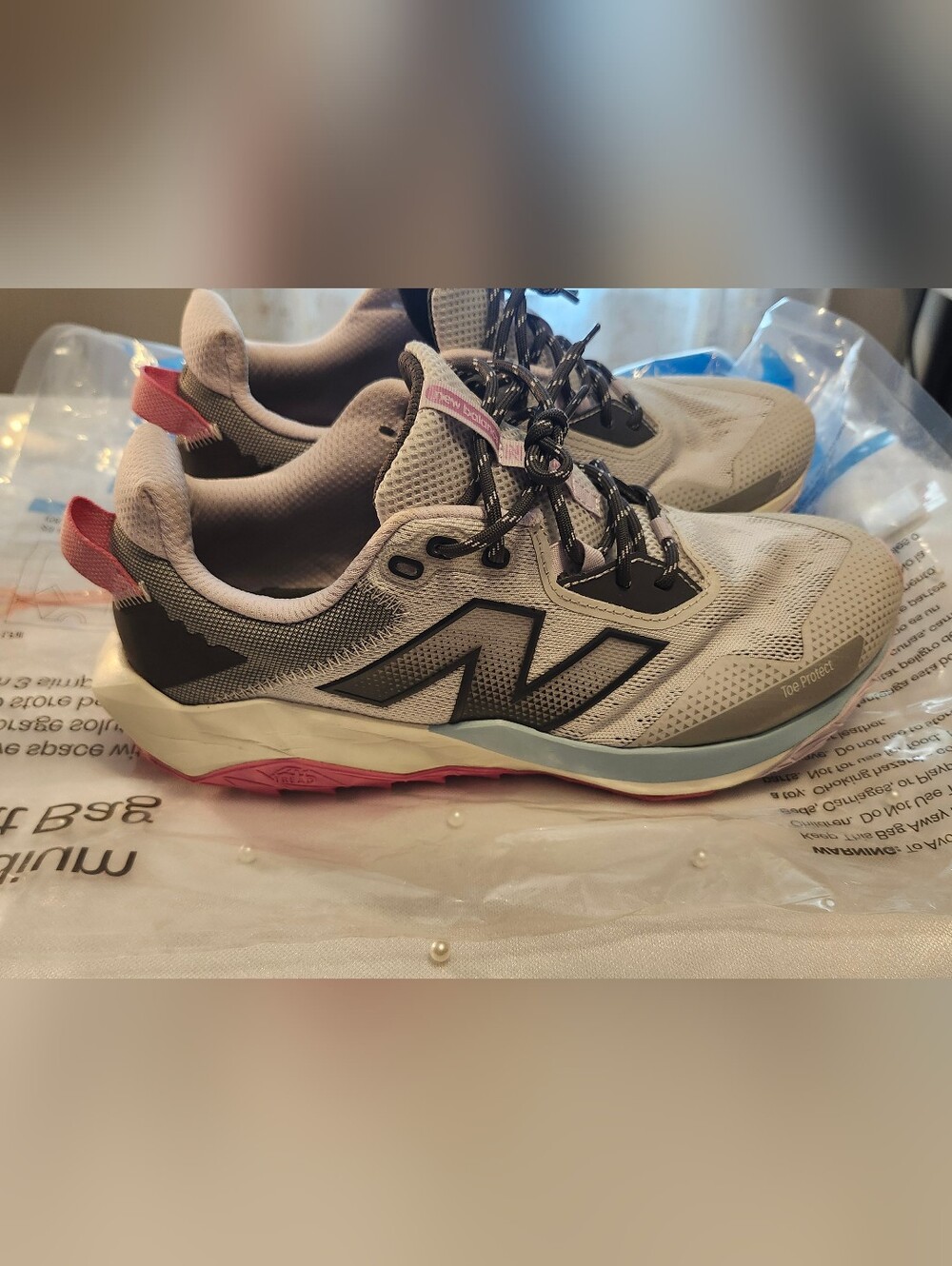 New  Balance Trail Running Shoe, Pink, Blue & Purple